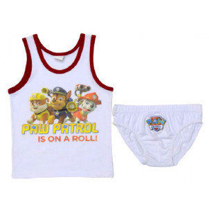 Σετ Φανελάκι & Σλιπάκι Paw Patrol (Nickelodeon) (Άσπρο) (Κωδ.200.36.038)