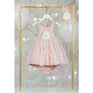 Ολοκληρωμένο σετ βάπτισης κορίτσι Piccolino ODETTE DR20S21 PINK narlis.gr