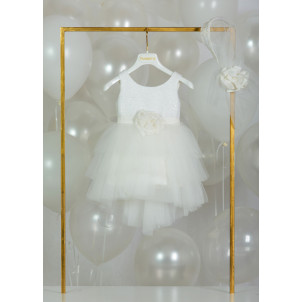 Ολοκληρωμένο σετ βάπτισης κορίτσι Piccolino  ATHENA DR20S37 IVORY narlis.gr