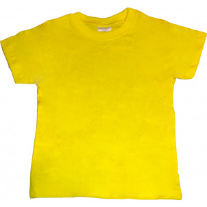 Μπλούζα Κ/Μ Μονόχρωμη (Κίτρινο) 