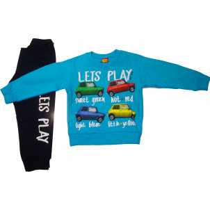 Φόρμα Φούτερ (Τυρκουάζ) (Κωδ.077.40.473)