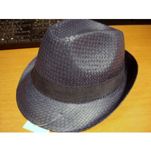 Καπέλο Ψάθινο με Μπλε Σκούρη Ρίγα (Μπλε) (Κωδ.592.512.001)