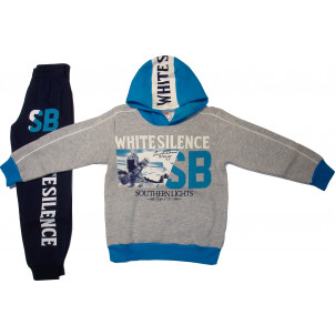 Φόρμα Φούτερ (Γκρι Ανοιχτό) (Κωδ.077.40.514)