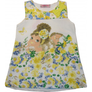 Φόρεμα Παιδικό Αμάνικο Κίτρινο 291.87.597