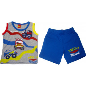 Σετ Παιδικό Χ/Μ Μακώ (Γκρι Ανοιχτό) (Κωδ.077.043.001)