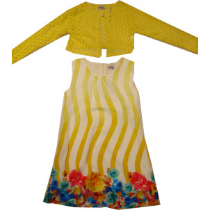 Φόρεμα Και Μπολερό Παιδικό Κίτρινο 291.87.301