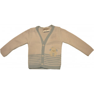 Ζακέτα Πλεκτή (Άσπρο) (Κωδ.516.49.010)