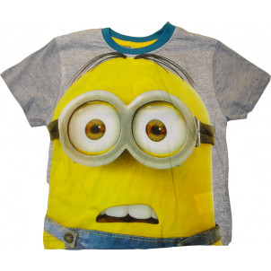 Μπλούζα Κ/Μ Παιδική Minions Disney (Γκρι Ανοιχτό) (Κωδ.200.10.024)