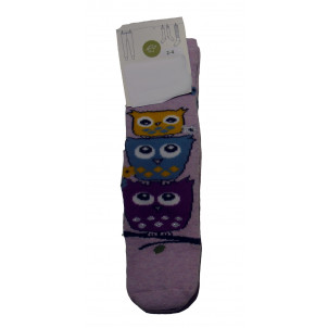 Αντιολισθητικές Κάλτσες Κουκουβάγια (Ροζ) (#304.064.004+3#)