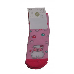 Αντιολισθητικές Κάλτσες Προβατάκι (Ροζ) (#304.064.002+3#)