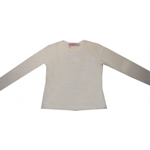 Μπλούζα Μονόχρωμη Βαμβακολύκρα (Άσπρο) (Κωδ.583.532.001)