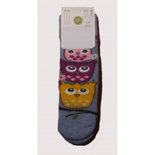 Αντιολισθητικές Κάλτσες Κουκουβάγια (Μωβ) (#304.064.004+17#)
