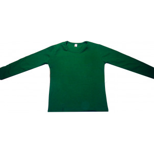 Μπλούζα Μονόχρωμη Φούτερ Λύκρα (Ισοθερμικό) (Πράσινο) (Κωδ.583.532.002)