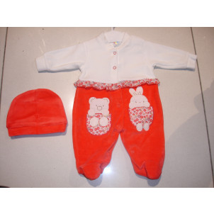 Φορμάκι Σκουφάκι Βελουτέ Κοραλί 15215 