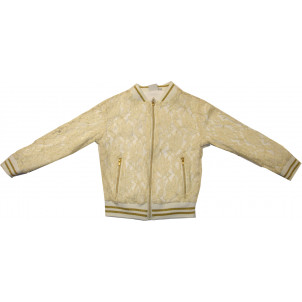 Μπουφανοζακέτα Δανδέλα Εκρού Χρυσό 291.06.061