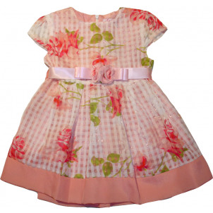 Φόρεμα X/Μ (Εμπριμέ) (Σομόν) (Κωδ.291.87.507)