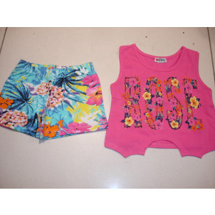 Σετ Μπλούζα & Σορτσ (Φουξ) (Κωδ.291.60.053)