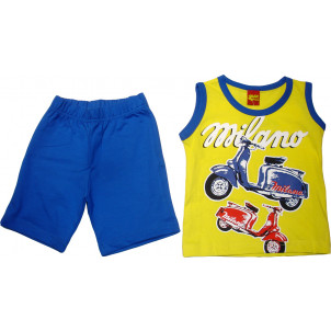 Σετ Παιδικό Μακό Αμάνικο Κίτρινο 077.43.325