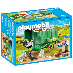 Playmobil Κοτέτσι Με Ρόδες (70138)