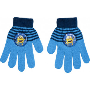 Γάντια Πλεκτά Minions Disney (ΣΙελ) (Κωδ.200.90.015)