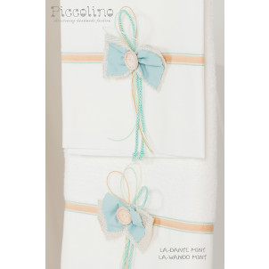 Σετ λαδόπανα αγόρι LA-DANTE MINT piccolino