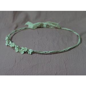 Στέφανα silea ποpσελάνη με πέρλες (Κωδ.Ν-326)