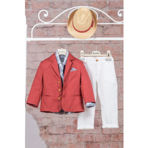 Ολοκληρωμένο πακέτο βάπτισηs με αυτό το κουστούμι (Neonato Κωδ.Σελίδα45-165-275) (Δώρο το κουτί)