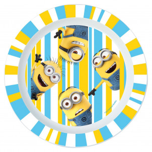 Πλαστικό Πιατάκι Minions Nickelodeon. Κωδ.001.117.018