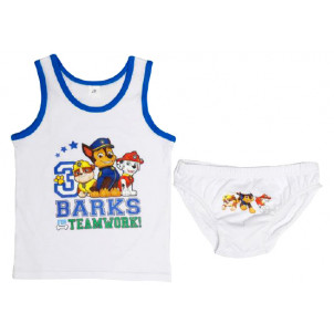 Σετ Φανελάκι & Σλιπάκι Paw Patrol (Nickelodeon) (Άσπρο) (Κωδ.200.36.047)