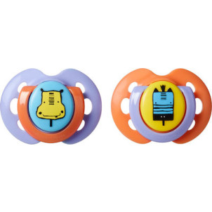 Tommee Tippee Πιπίλα Σιλικόνης Fun Style Hippo 0-6m, 2024