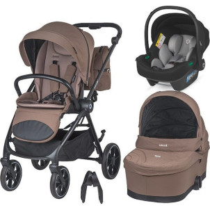 Coccole Βρεφικό Πολυκαρότσι 3 in 1 Serry Light Taupe, 2026