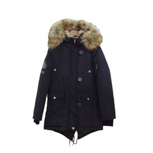 Μπουφάν Μακρύ (Μπλε) (Κωδ.291.05.126) 