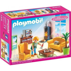 Playmobil Σαλόνι Με Τζάκι (5308) Α