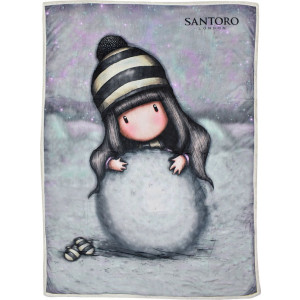 Santoro Κουβέρτα Fleece Snowgirl 160x220cm (SA07209)