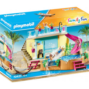 Playmobil Μπανγκαλόου Με Πισίνα (70435)