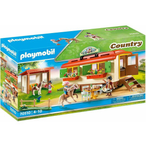 Playmobil Κατασκήνωση Με Τροχόσπιτο & Πόνυ (70510)