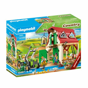 Playmobil Φάρμα Με Ζώα & Τρακτέρ (70887)