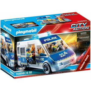 Playmobil Αστυνομικό Λεωφορείο Με Φώτα & Ήχο (70899)