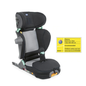 Chicco Κάθισμα Αυτοκινήτου Fold & Go I-Size Black & Grey Booster 15-36 kg Με Isofix