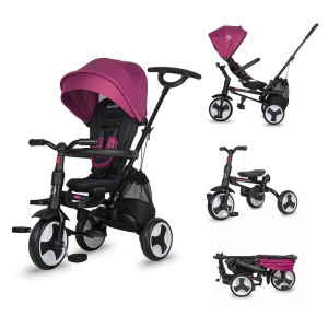 Smart Baby Τρίκυκλο Ποδηλατάκι Coccolle Spectra Plus Magenta, 321013550
