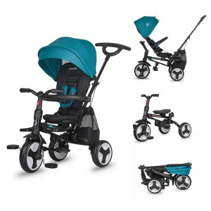 Smart Baby Τρίκυκλο Ποδηλατάκι Coccolle Spectra Plus Turquoise tide, 321013530
