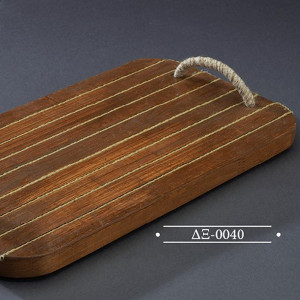 Δίσκος από ξύλο σε φυσική απόχρωση (Authentique art Κωδ.ΔΞ-0040) προσφορά