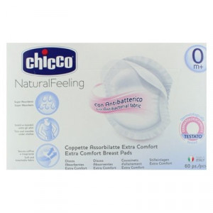 Chicco Επιθέματα Στήθους Αντιβακτηριακά,60τμχ (8003670989257)