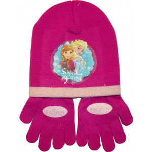 Σκούφος & Γάντια Frozen Disney (Φουξ) (Κωδ.200.503.011)