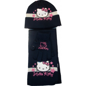 Σκουφάκι & Κασκόλ & Γάντια H.Kitty Disney (Μπλε) (Κωδ.115.503.005)