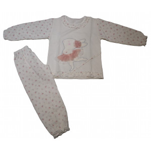 Πυζάμα Κουνελίτσα Μπεμπέ (Εκρου) (#226.095.012+4#)