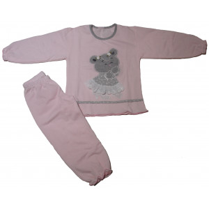 Πυζάμα Αρκουδίτσα Βρεφικό (Ροζ) (#226.095.007+3#)
