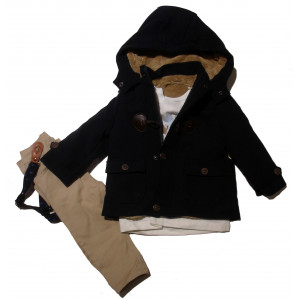 Σετ Μοντγκόμερι Μπλούζα Και Παντελόνι Με Τιράντες 077.329.042