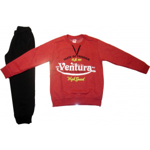 Φόρμα Φούτερ (Κόκκινο) (Κωδ.077.40.465)