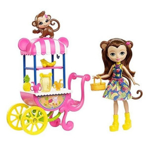 Enchantimals Κούκλα & Ζωάκι Φιλαράκι Με Όχημα Fruit Cart (FCG93)